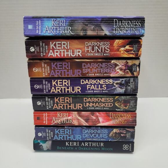Dark Angels Complete Set Keri Arthur and Beneath A Darkening Moon 8 Book Lot - Picture 10 of 13